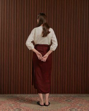 Binar Sarong Maroon Back rsz