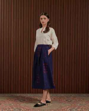 Binar Skirt Blue. FrontSide1.rsz